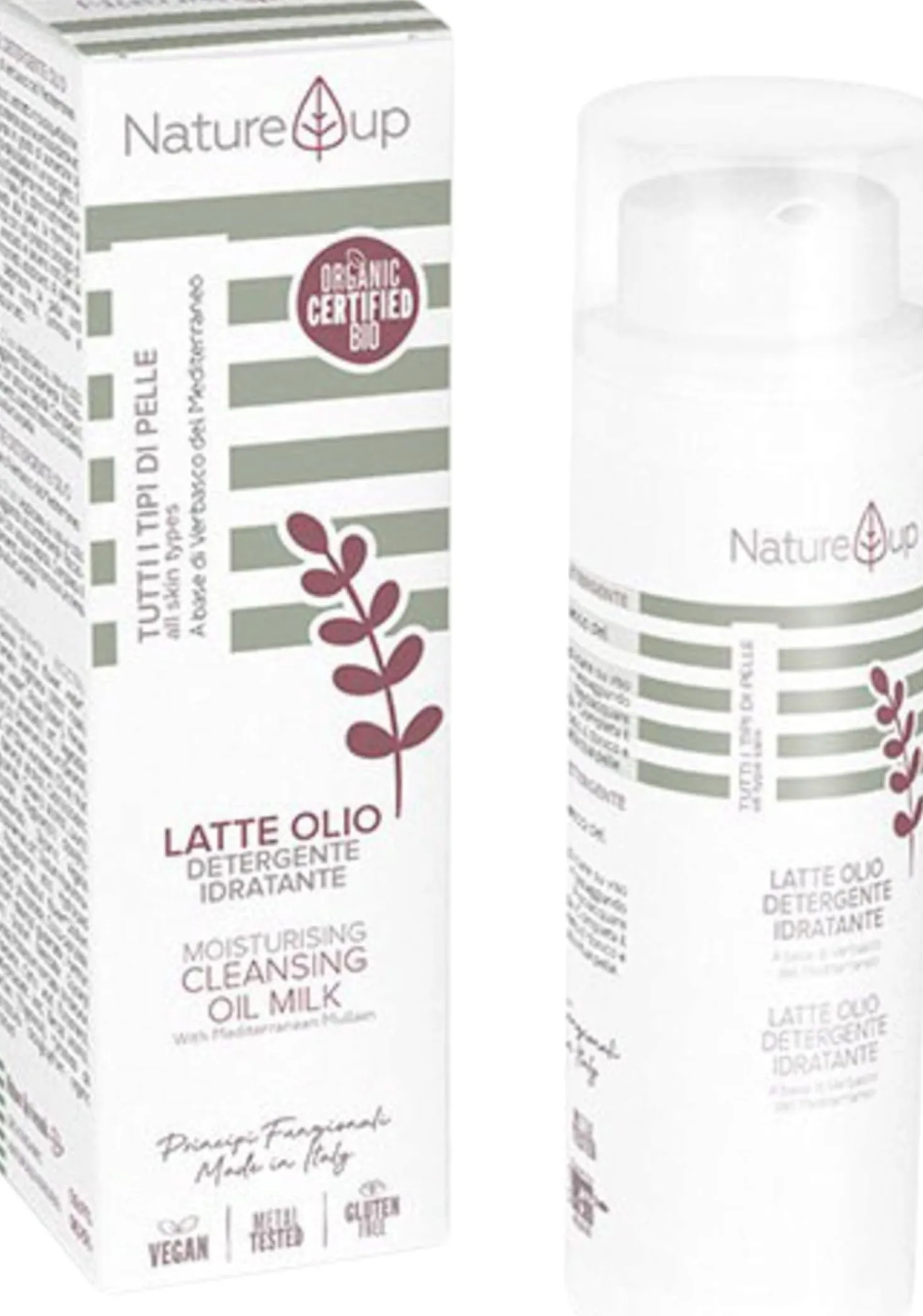 Nature Up Latte Olio Detergente Idratante, 150 ml