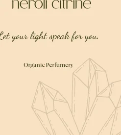 Neroli Citrine Organic Crystal Energy Perfume, 100 ml