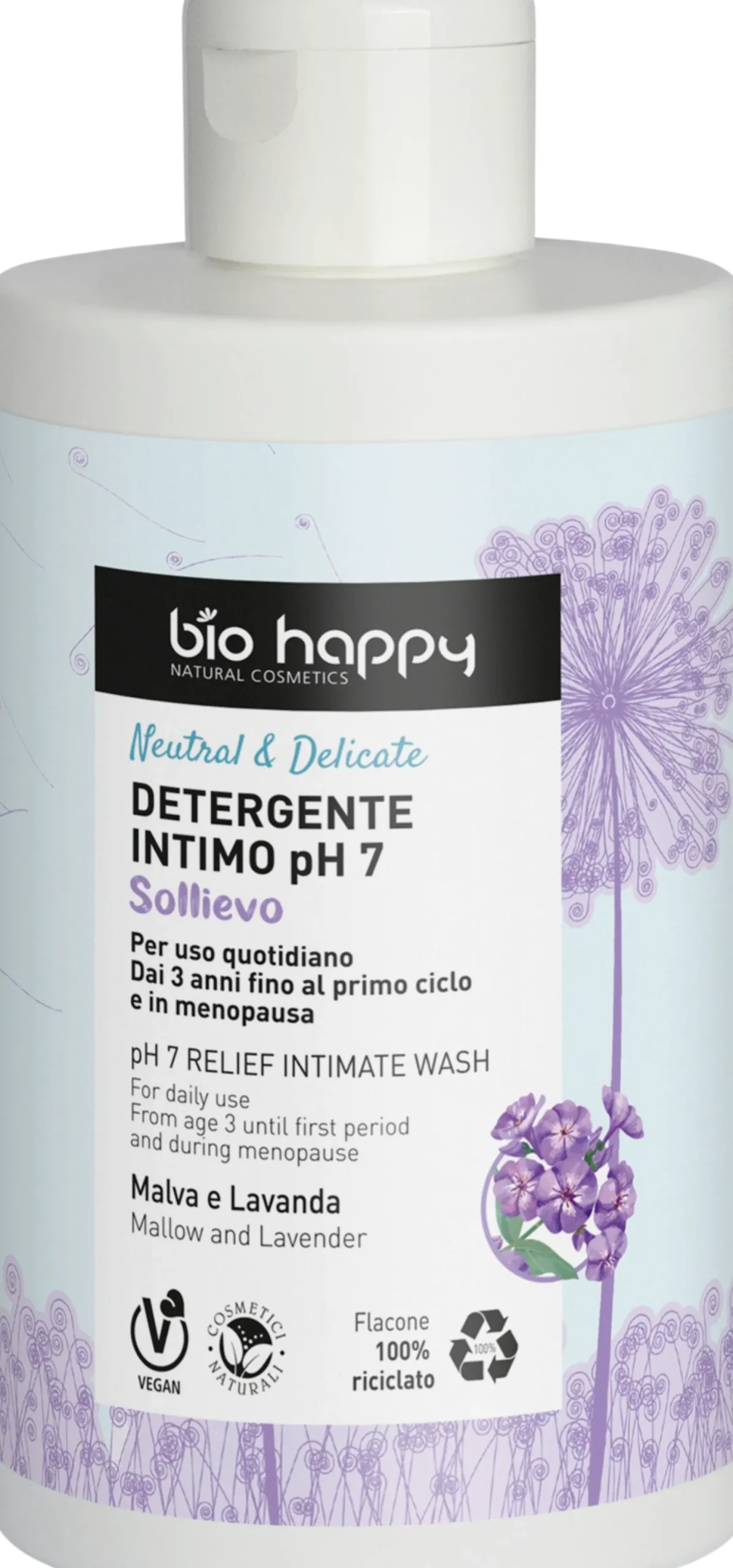 Neutral & Delicate Detergente Intimo pH 7 "Sollievo", 200 ml