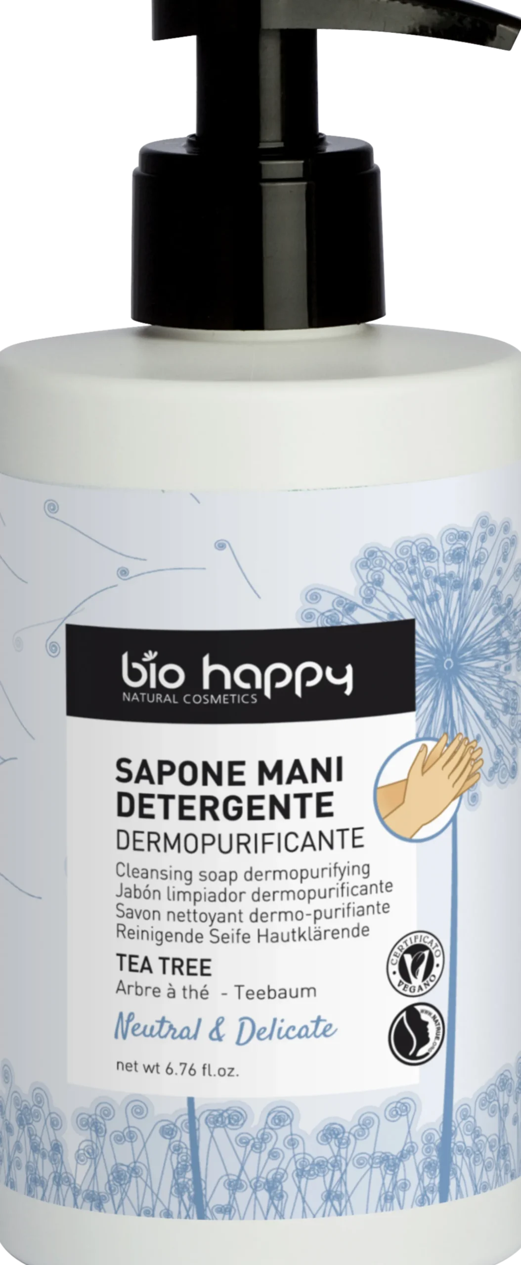 Neutral & Delicate Sapone Mani Detergente Dermopurificante, 200 ml