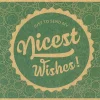 Nicest Wishes! - Buono Regalo Stampato su Carta Riciclata, Buono "Nice Wishes"