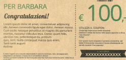 Nicest Wishes! - Buono Regalo Stampato su Carta Riciclata, Buono "Nice Wishes"