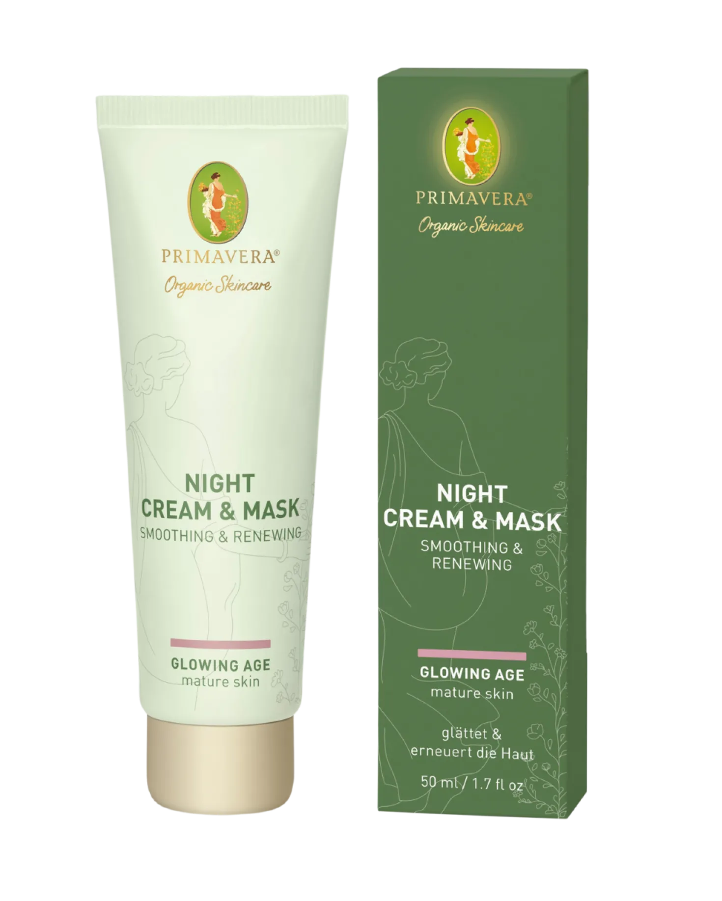 Night Cream & Mask Smoothing & Renewing, 50 ml