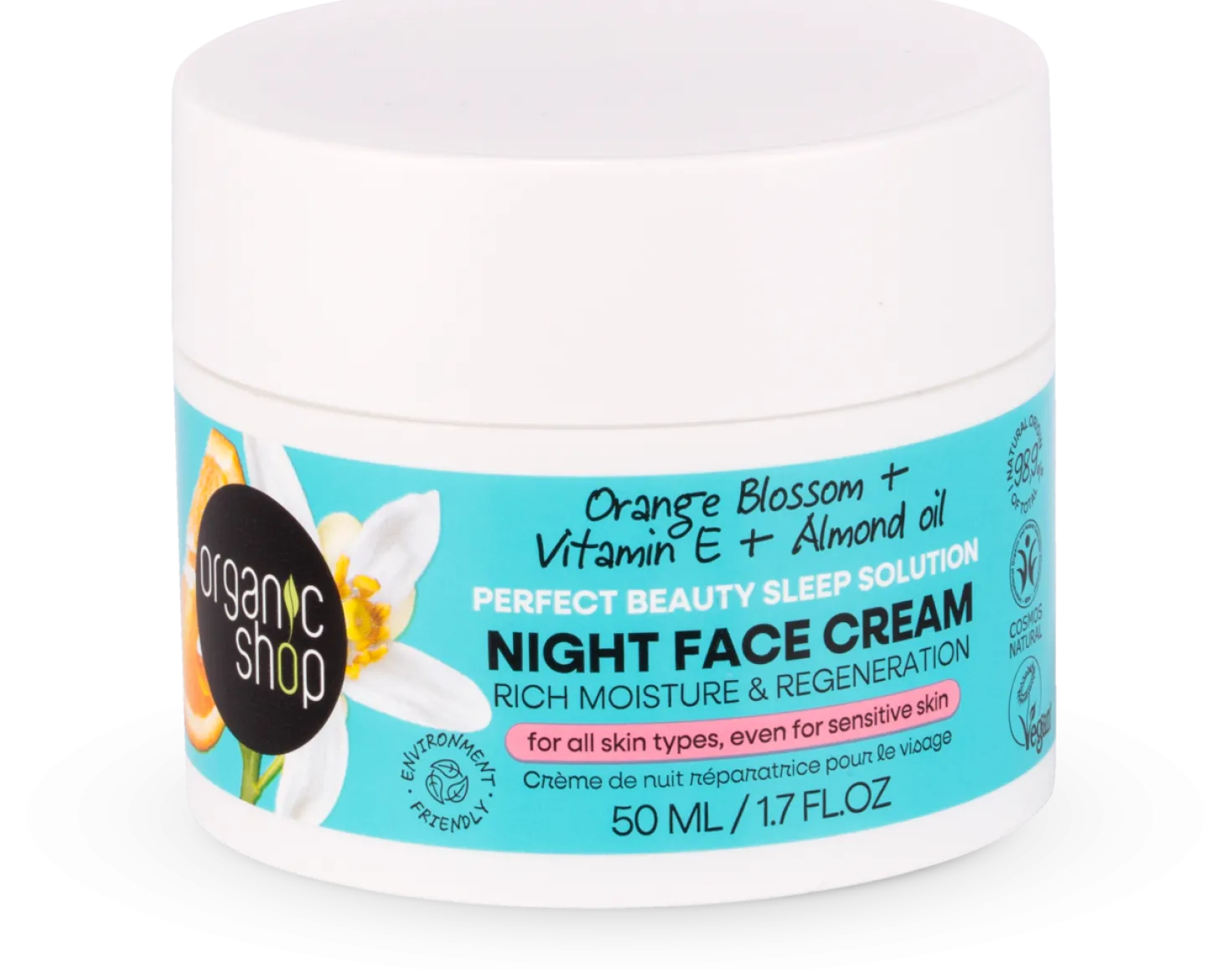 Night Face Cream Orange Blossom, 50 ml