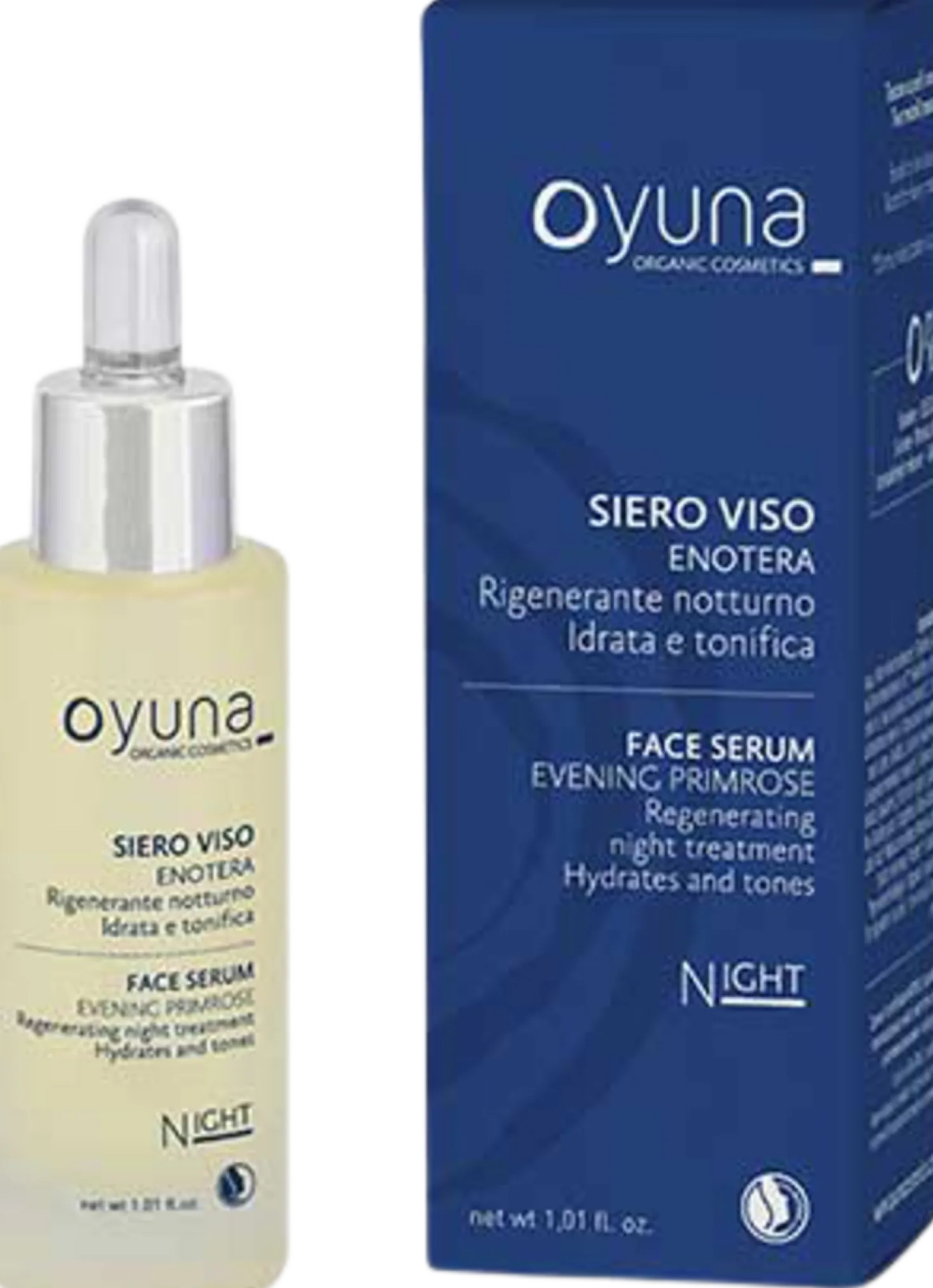 Night Siero Viso Tonificante per la Notte, 30 ml