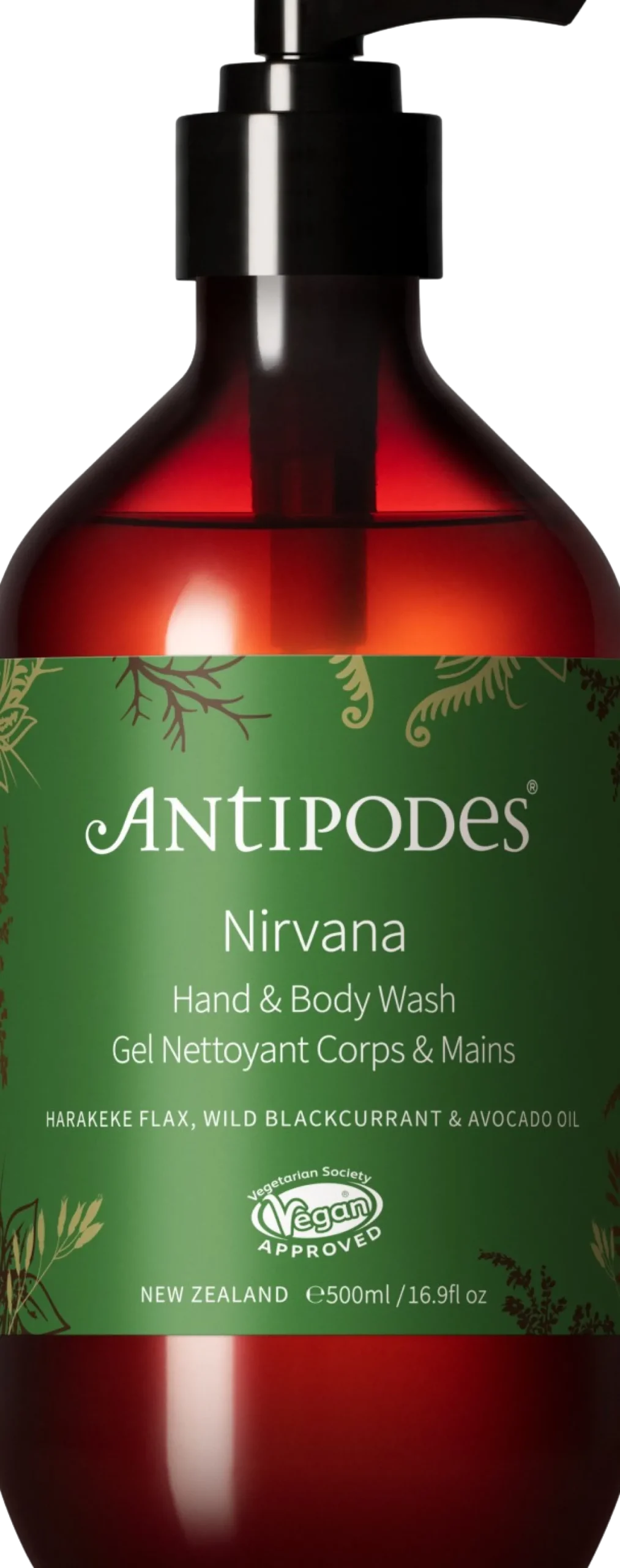 Nirvana Hand & Body Wash, 500 ml