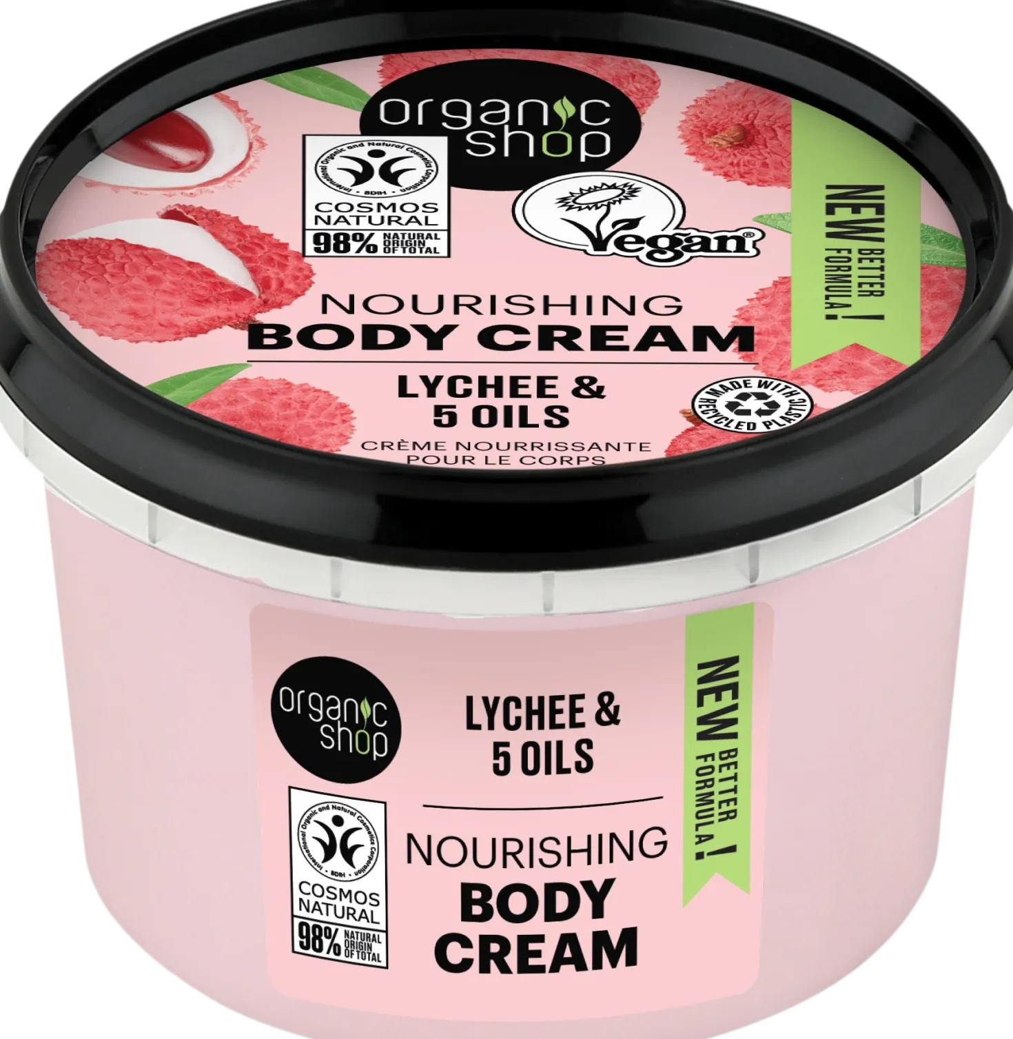 Nourishing Body Cream Lychee & 5 Oils, 250 ml