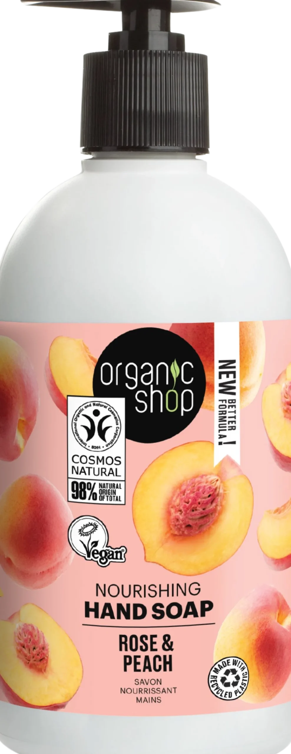 Nourishing Hand Soap Rose & Peach, 500 ml