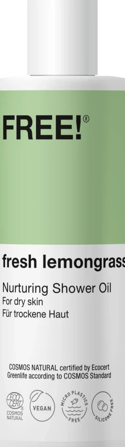 Nurturing Shower Oil Fresh Lemongrass, 150 ml