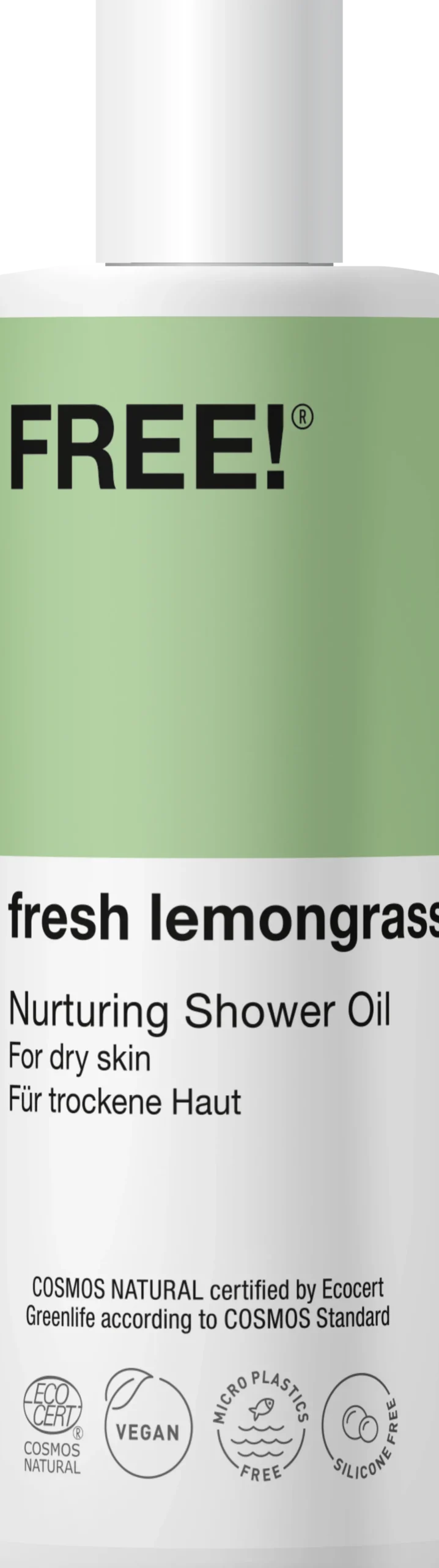 Nurturing Shower Oil Fresh Lemongrass, 150 ml