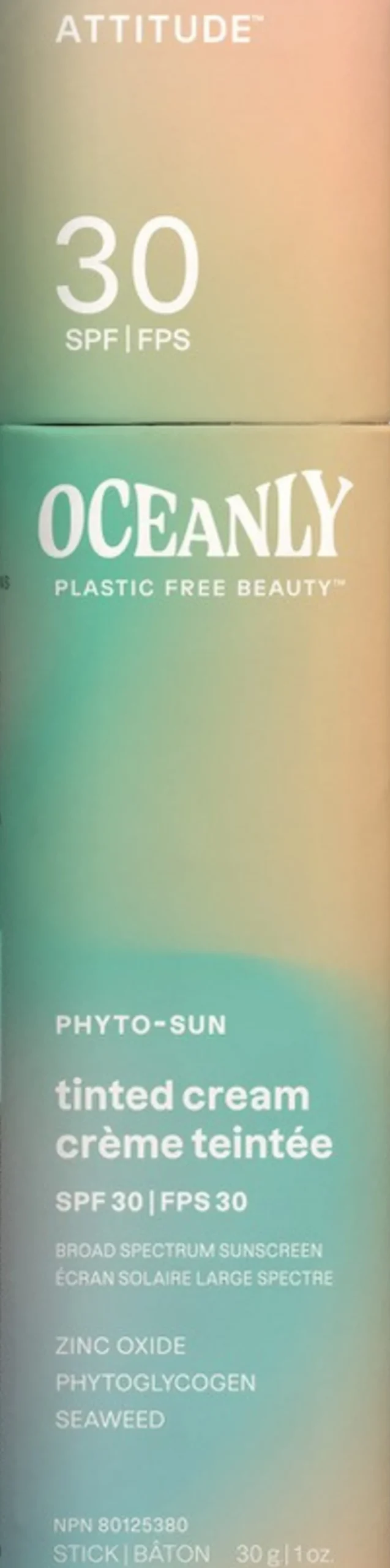 Oceanly - PHYTO-SUN Tinted Moisturizing Sunscreen SPF 30, 30 g