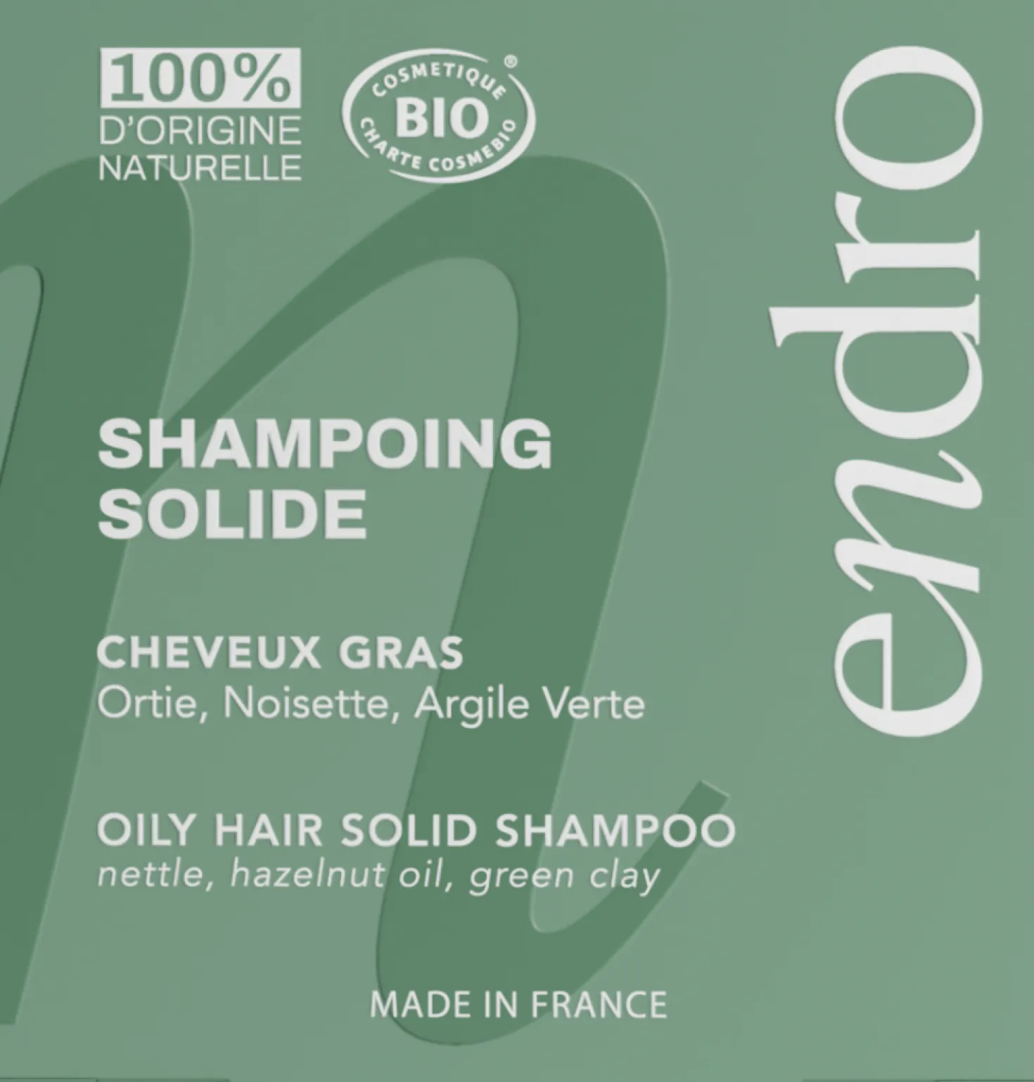 Oily Hair Solid Shampoo, 80 ml