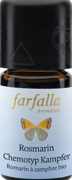 Olio al Rosmarino Chemiotipo e Canfora Bio, 5 ml