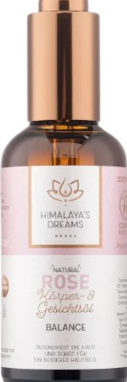 Olio Ayurvedico Viso e Corpo alla Rosa BALANCE, 100 ml