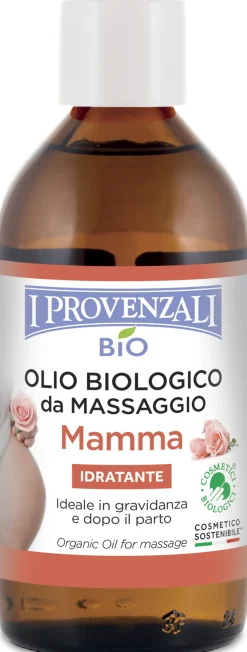 Olio Biologico da Massaggio Mamma, 200 ml