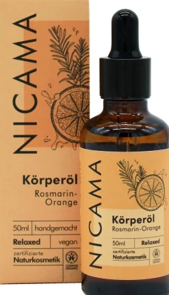 Olio Corpo - Rosmarino-Arancia, 50 ml