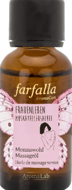 Olio da Massaggio per il Benessere Mensile, 30 ml