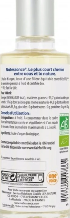 Olio di Argan Biologico, 100 ml