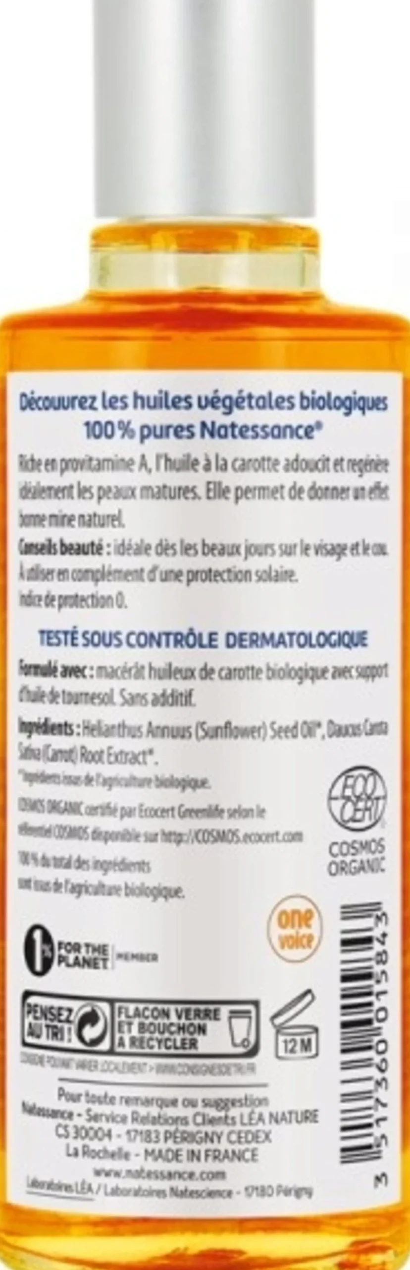 Olio di Carota, 100 ml