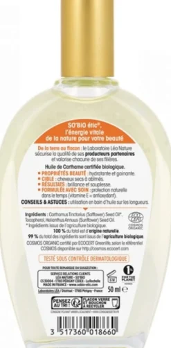 Olio di Cartamo Biologico, 50 ml