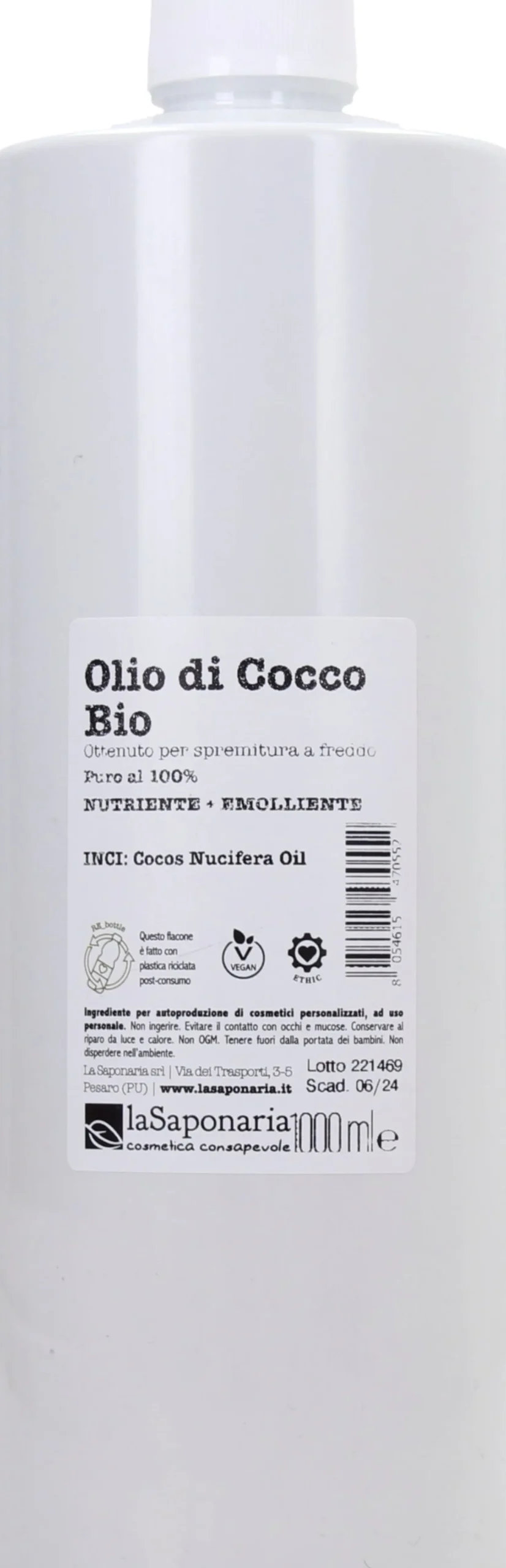 Olio di Cocco Bio, 1 L