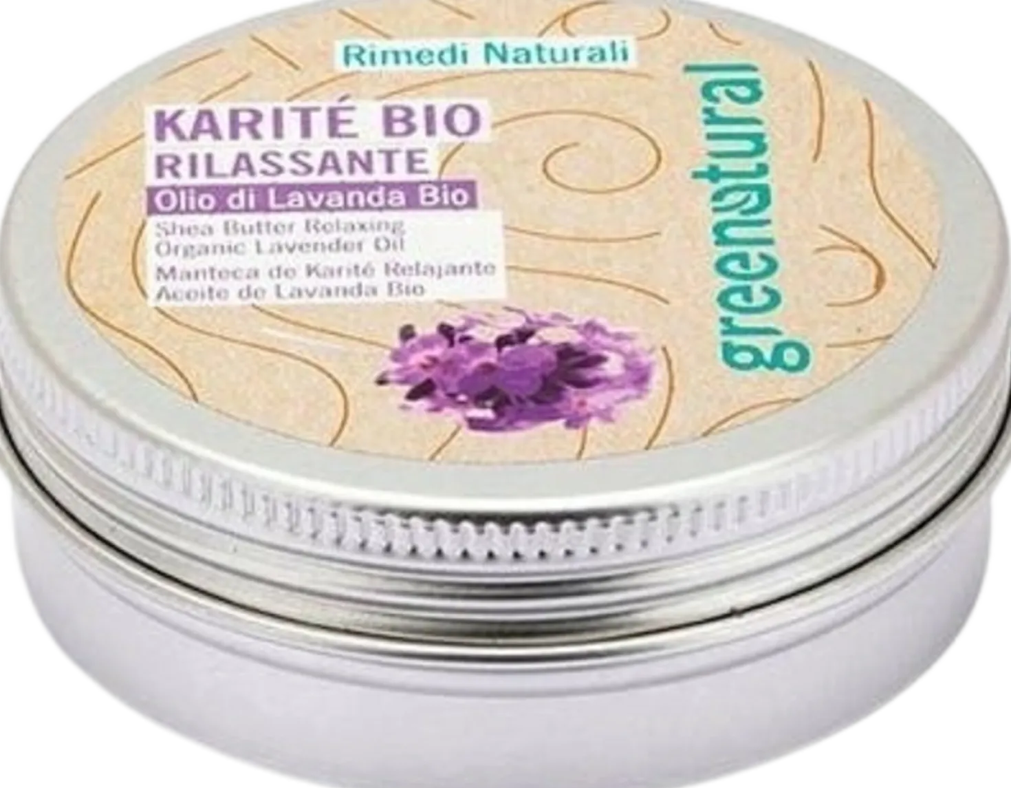 Olio di Karitè Bio con Olio di Lavanda Bio Rilassante, 100 ml