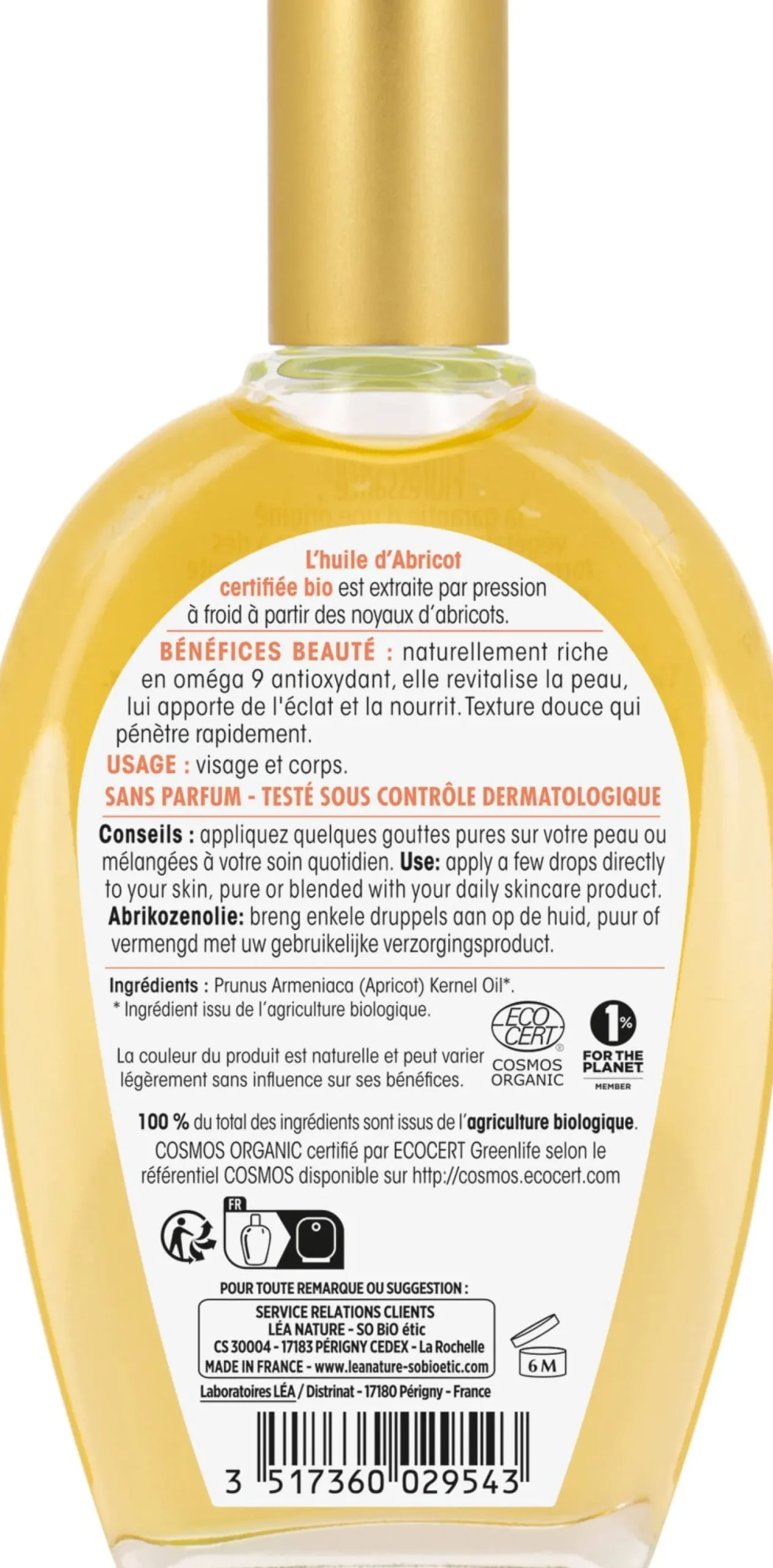 Olio di Nocciolo di Albicocca, 50 ml