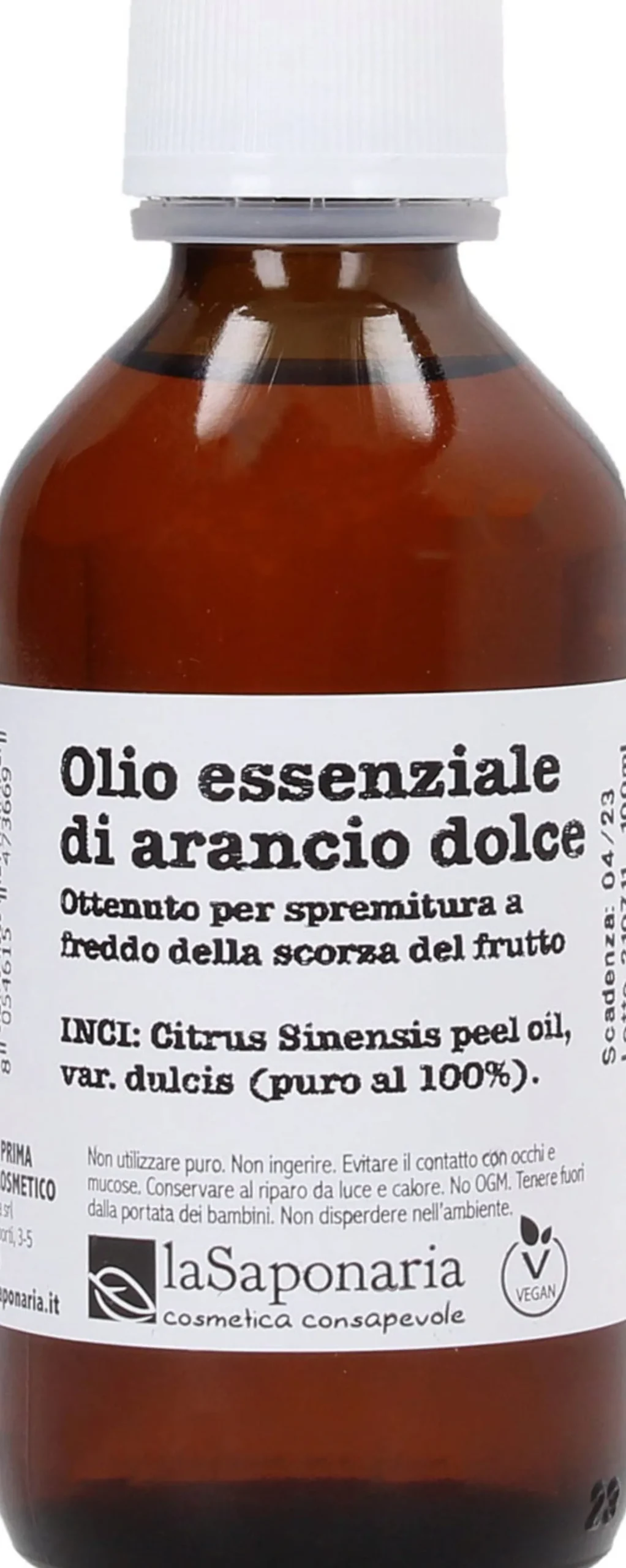 Olio Essenziale di Arancio, 100 ml