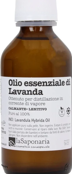 Olio Essenziale di Lavanda, 100 ml