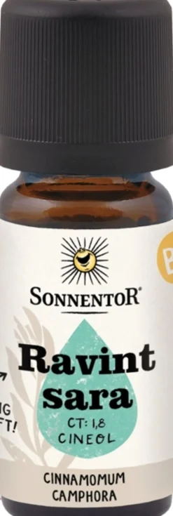 Olio Essenziale di Ravintsara Chemiotipo 1,8 Cineolo Bio, 10 ml