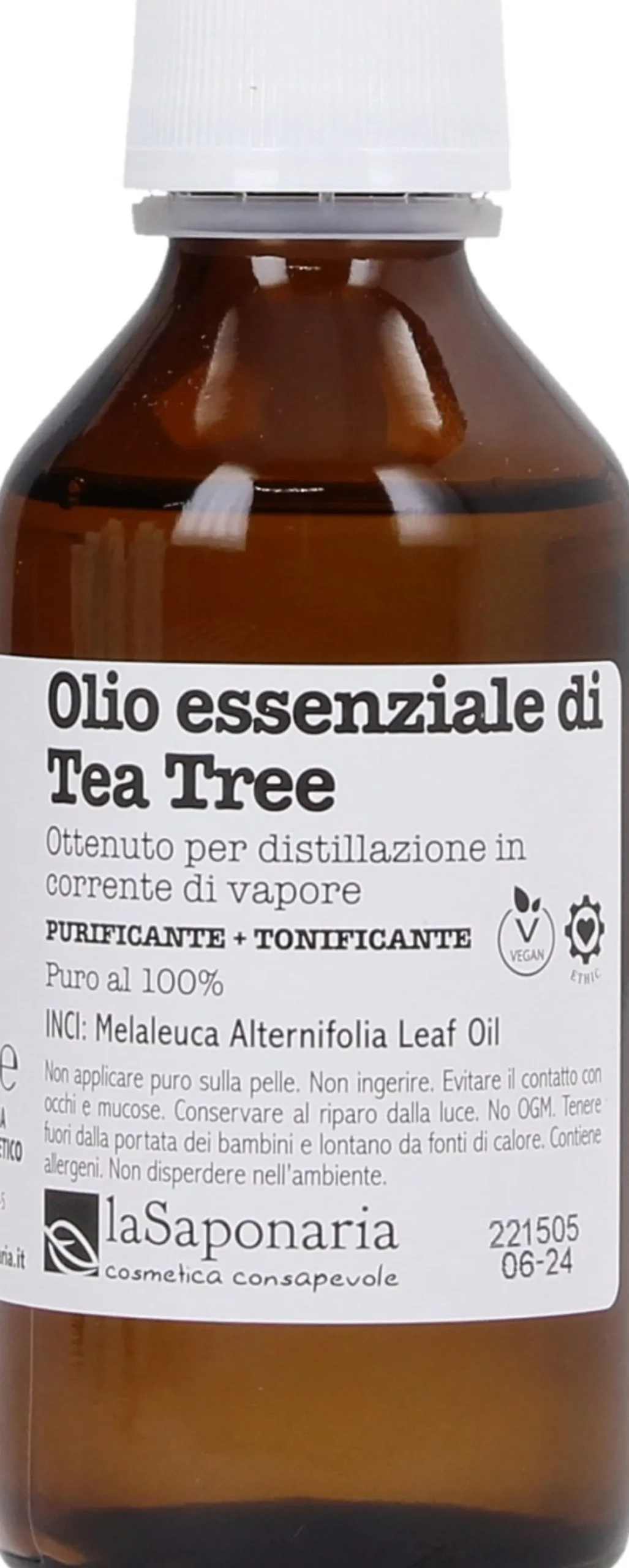 Olio Essenziale di Tea Tree, 100 ml