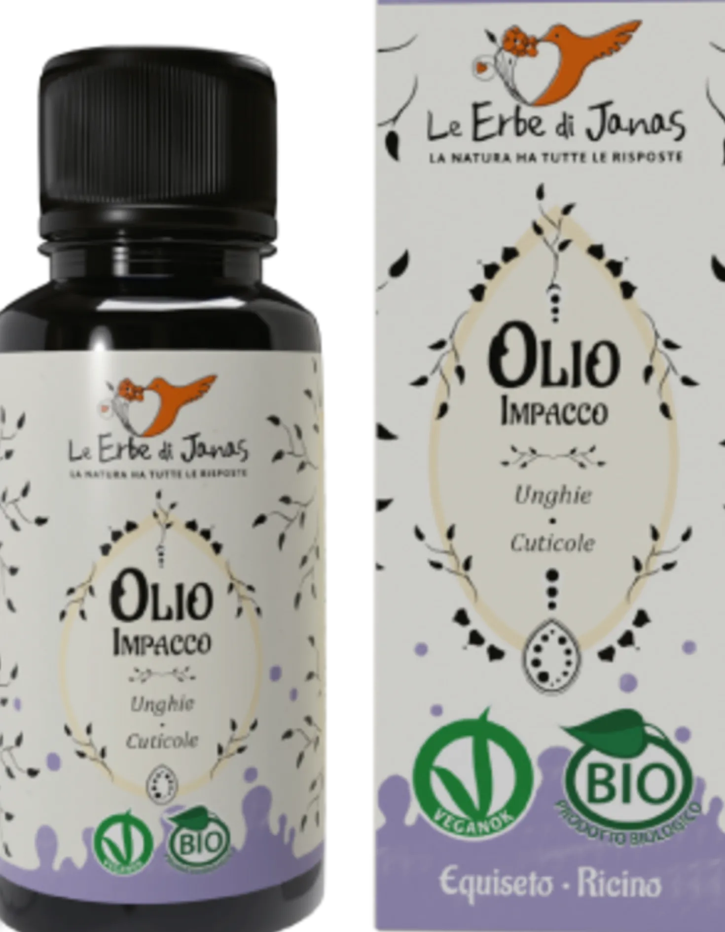 Olio per Unghie e Cuticole Equiseto e Ricino, 20 ml