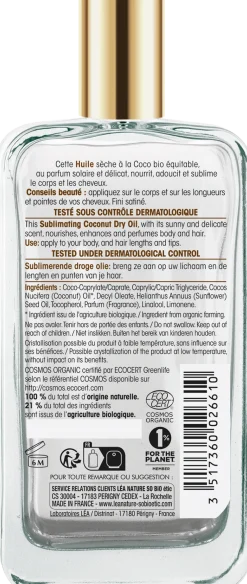 Olio Secco al Cocco, 100 ml