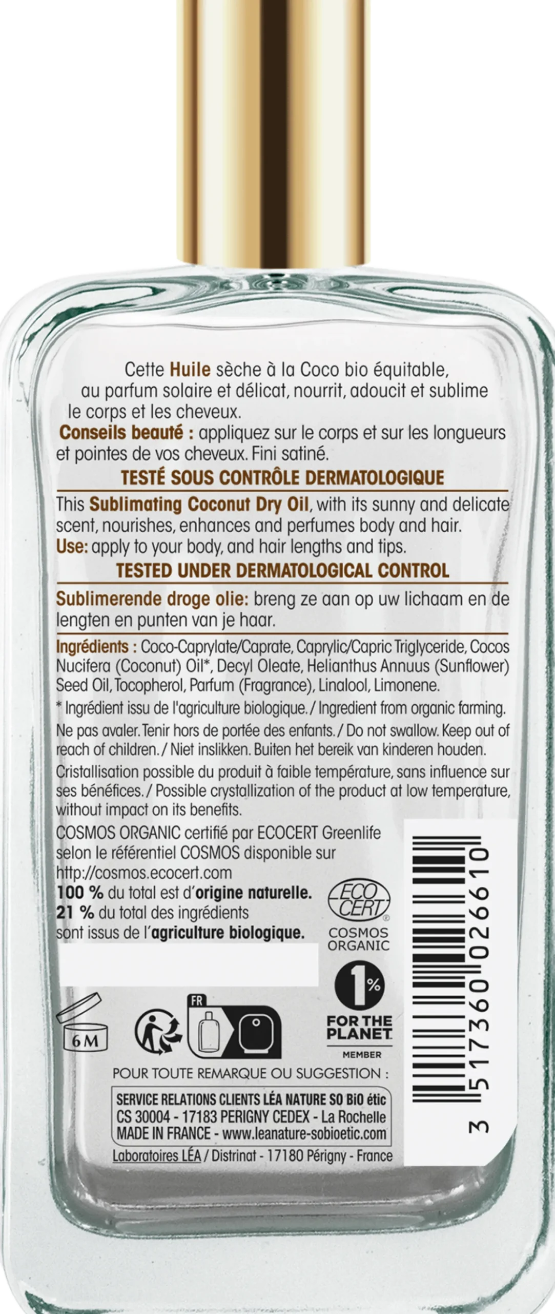 Olio Secco al Cocco, 100 ml