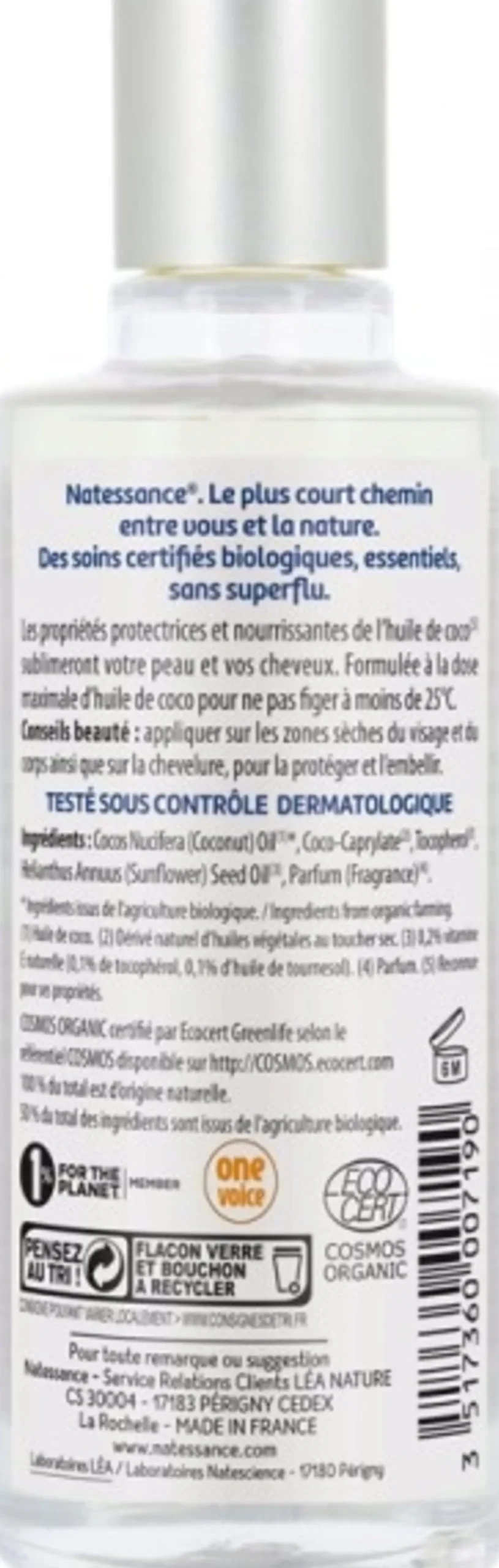 Olio Secco di Cocco, 100 ml