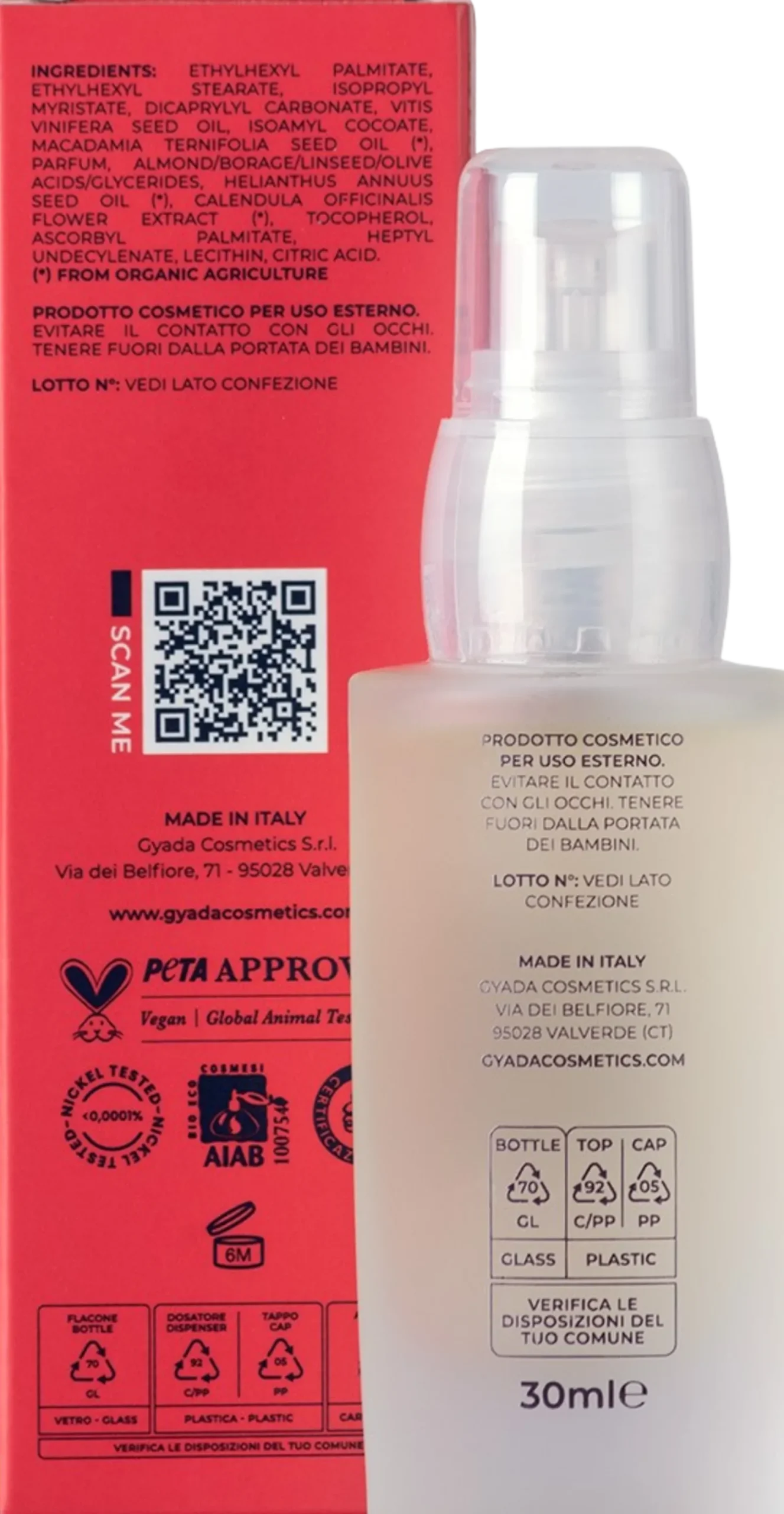 Olio Secco Lucidante Ricci, 30 ml