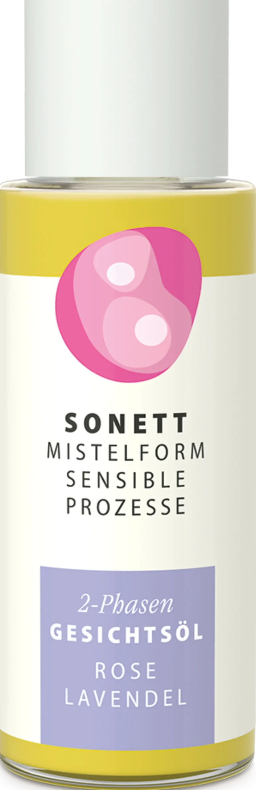 Olio Viso Bifasico, Rosa-lavanda (50 ml)