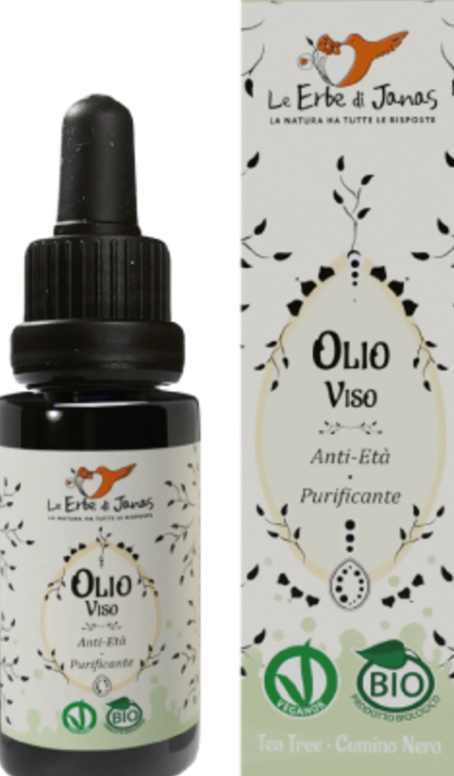 Olio Viso Tea Tree e Cumino Nero, 20 ml