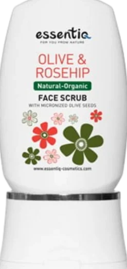 Olive & Rosehip Facial Scrub, 60 ml