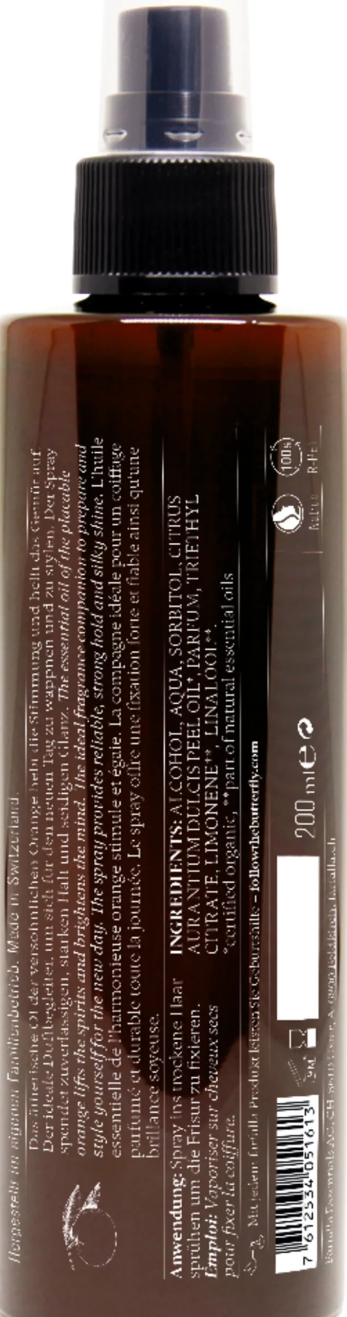 Orange Styling Hairspray, 200 ml