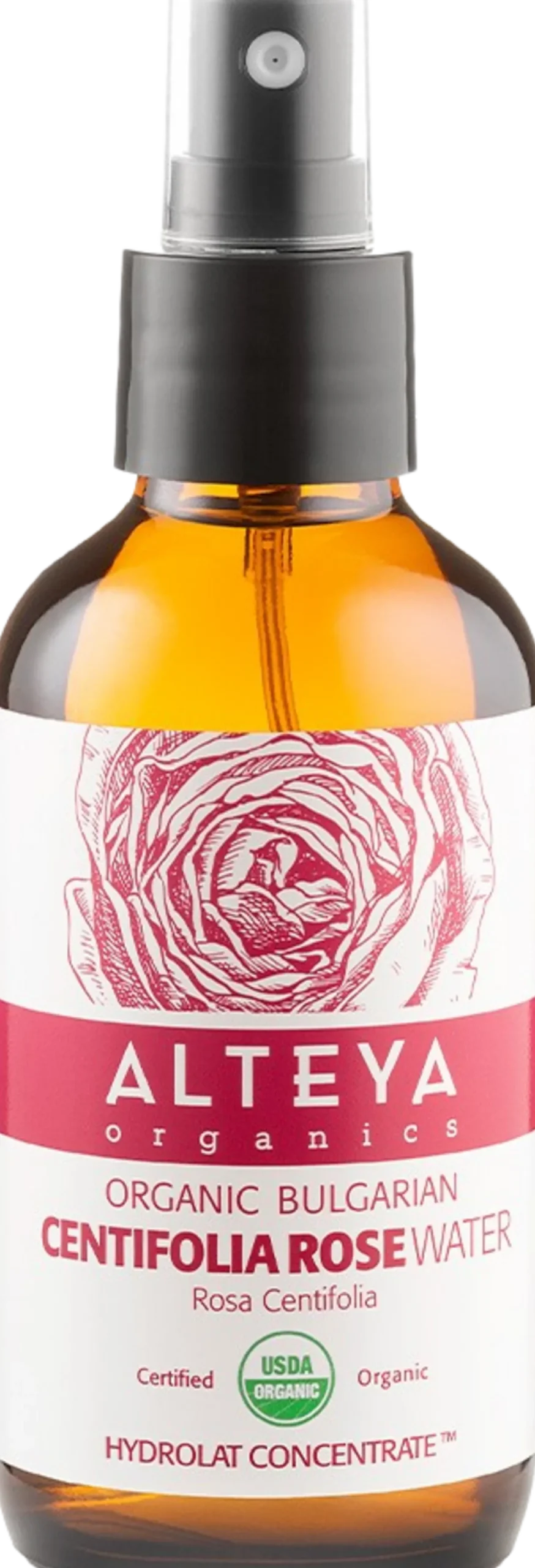 Organic Bulgarian Centifolia Rose Water, 120 ml