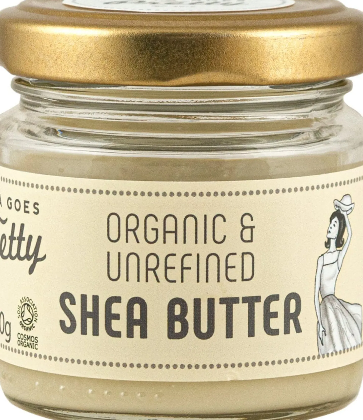 Organic Cold-pressed Pure Shea Butter, 60 g
