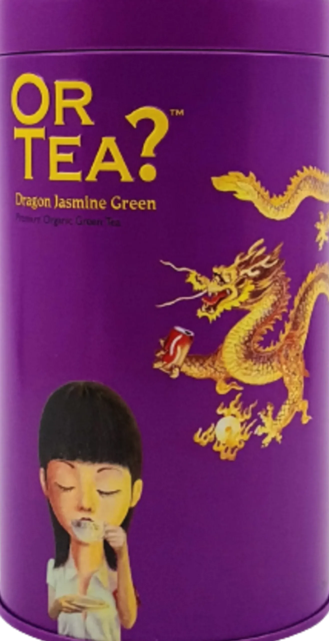 Organic Dragon Jasmine Green, Barattolo 75g