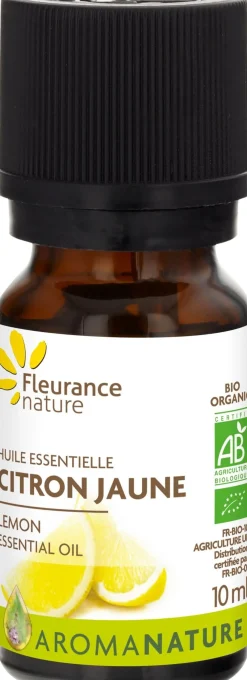 Organic Lemon Essential Oil, 10 ml