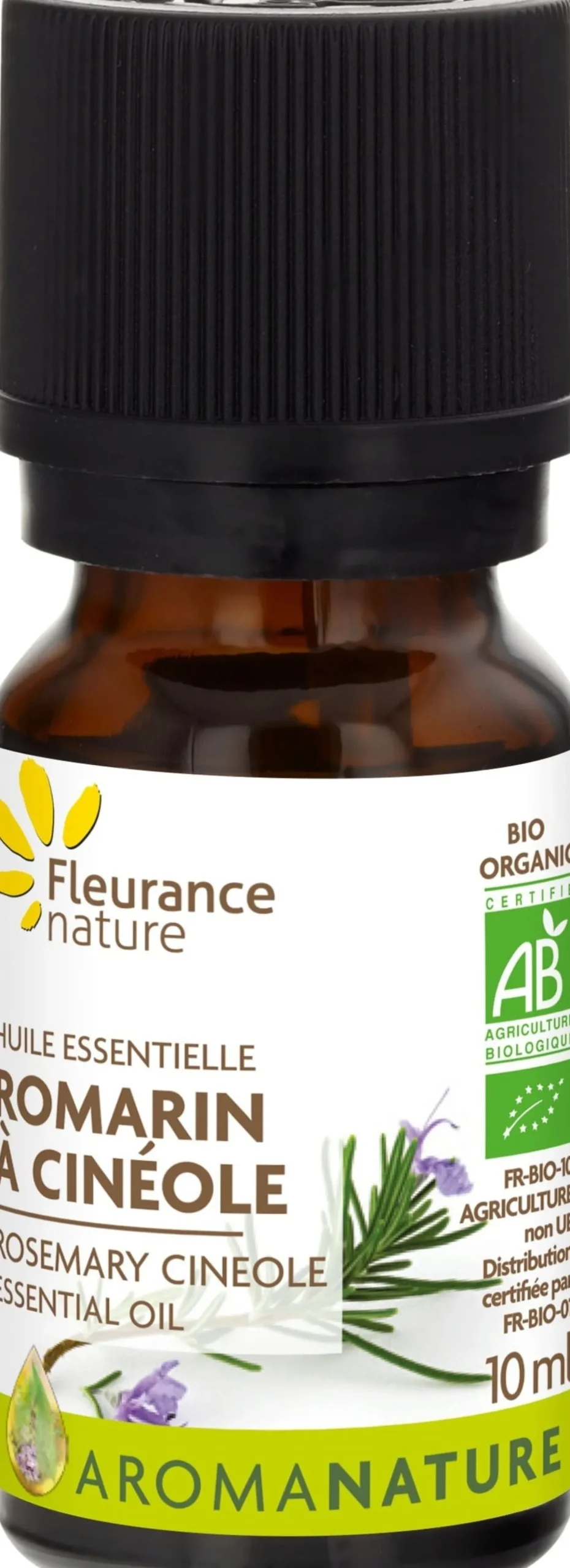 Organic Rosemary Cineol Essential Oil, 10 ml
