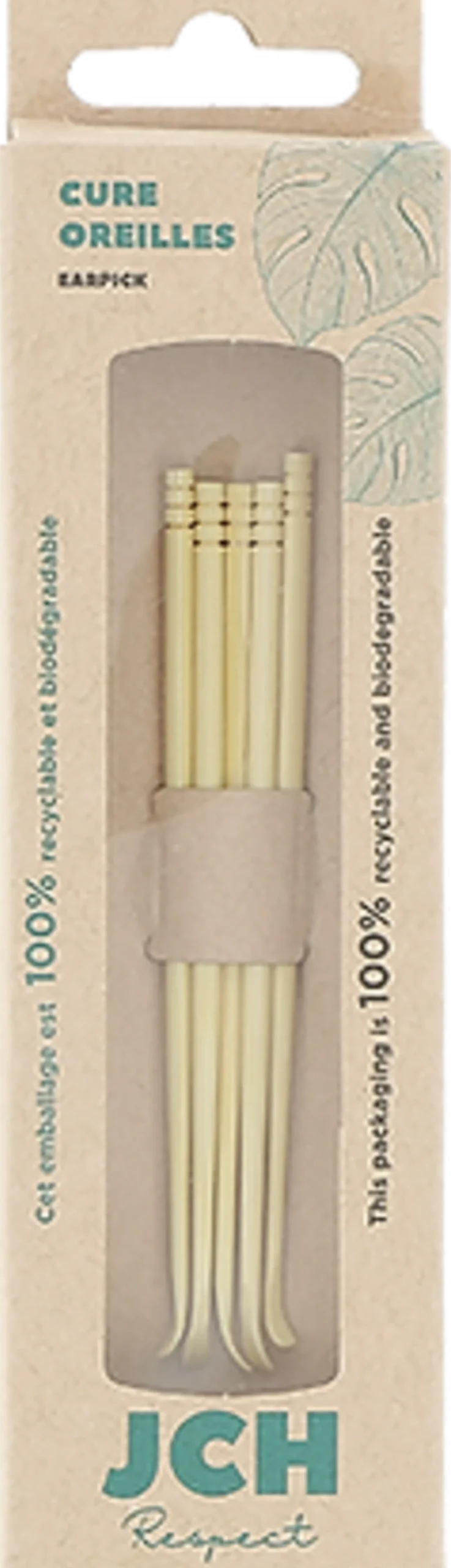 Oriculi in Bambù, 5 pezzi