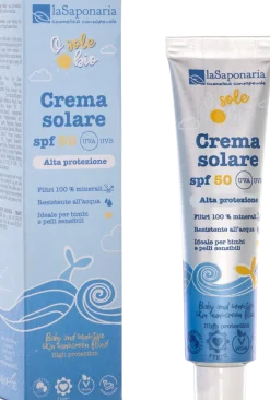 osolebio Crema Solare SPF50 - Bimbi e Pelli Sensibili, 40 ml