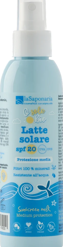 osolebio Latte Solare SPF20 Media Protezione, 125 ml