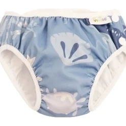 Pannolino-Mutandina da Bagno M, Pink whale frill