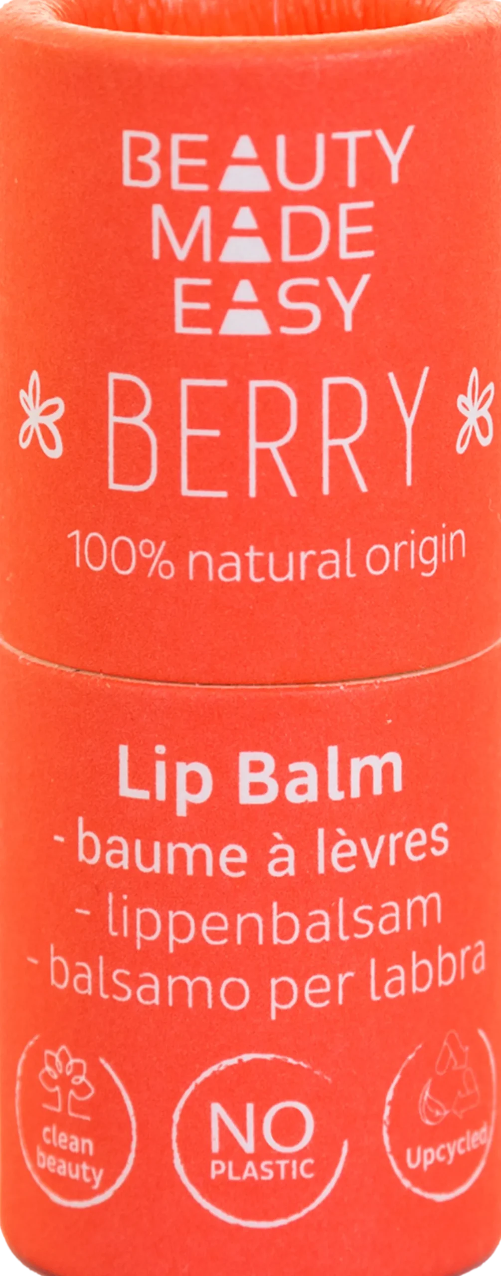 Paper Tube Lip Balm, Berry (6 g)
